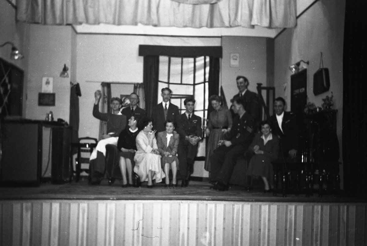 Drama group production Flare Path 1956